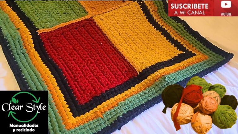 Innovaci&oacute;n Sostenible: Alfombras Artesanales con Materiales Reciclados