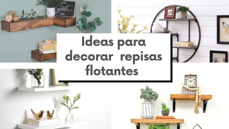 Ideas Creativas para Estanter&iacute;as Flotantes en el Hogar