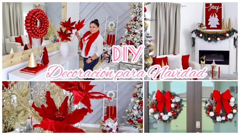 Decoraci&oacute;n Navide&ntilde;a: Ideas con Detalles Colgantes para el Hogar