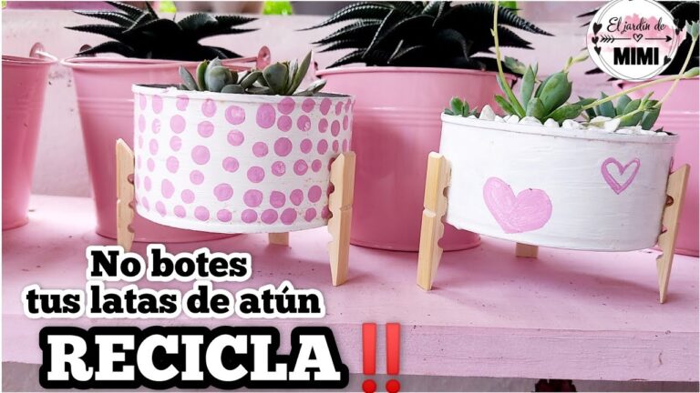 Macetas de Lata Recicladas: Dale Vida a Tus Plantas