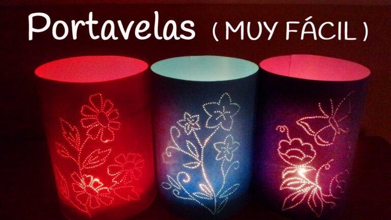 Portavelas Originales: Manualidades Creativas para Tu Hogar