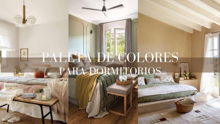Paleta de Colores Relajantes para Dormitorios