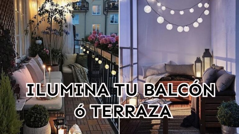 Encanto Nocturno: Terrazas y Balcones Iluminados