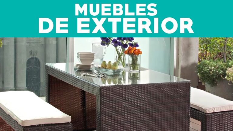 Muebles de Madera para Transformar Espacios al Aire Libre