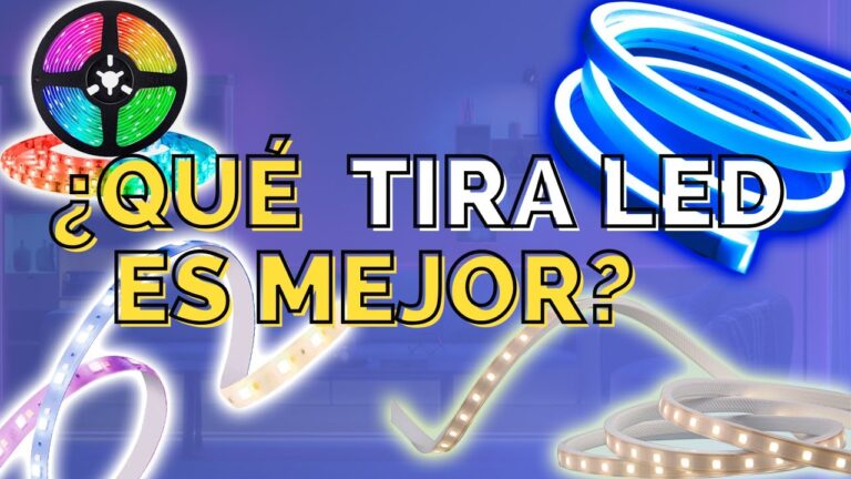 Gu&iacute;a para Elegir las Mejores Tiras de LED para Tu Hogar
