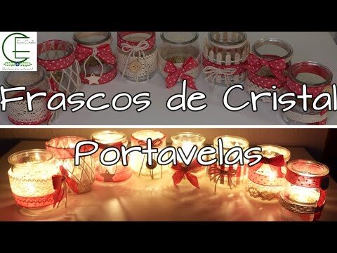 Portavelas Creativos: Decoraci&oacute;n con Frascos Reciclados