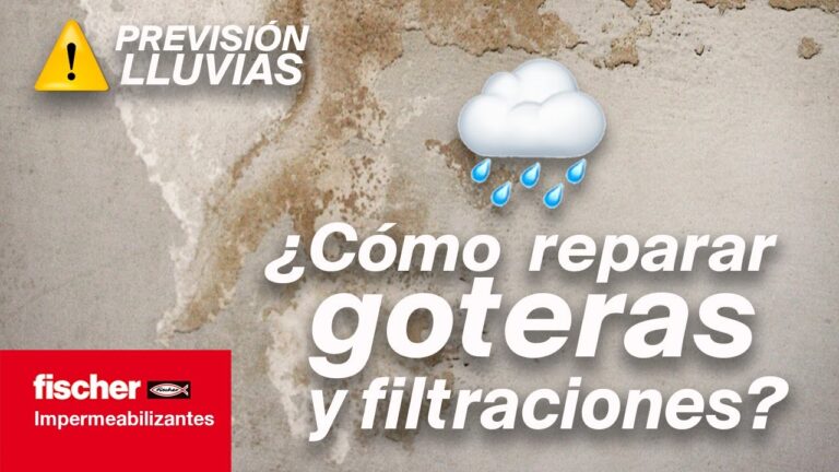 T&eacute;cnicas Efectivas para Reparar Techos con Gotera