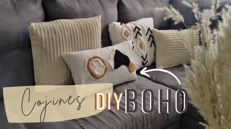 Crea Cojines Bordados: Tutorial DIY Esencial