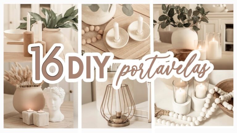 Ideas Creativas para Decorar con Portavelas DIY