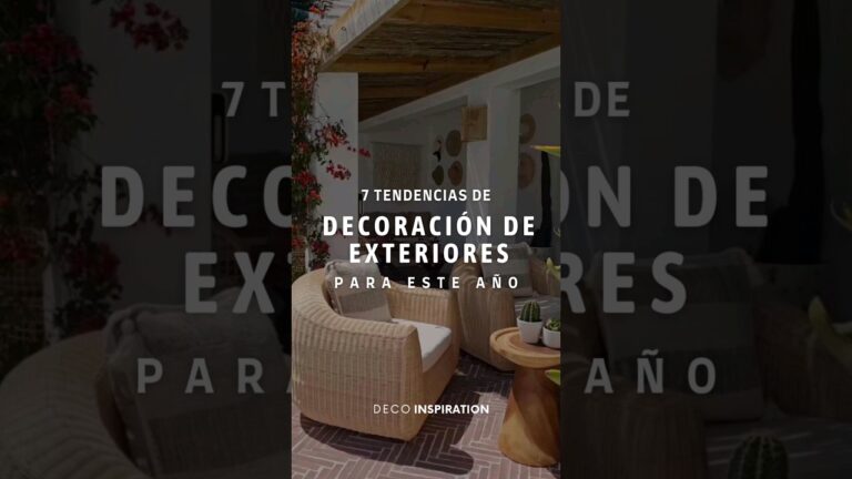 Tendencias Modernas en Decoraci&oacute;n de Exteriores del Hogar