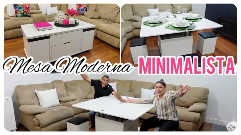 Transforma tu espacio: Ideas de decoraci&oacute;n con mesas multifuncionales